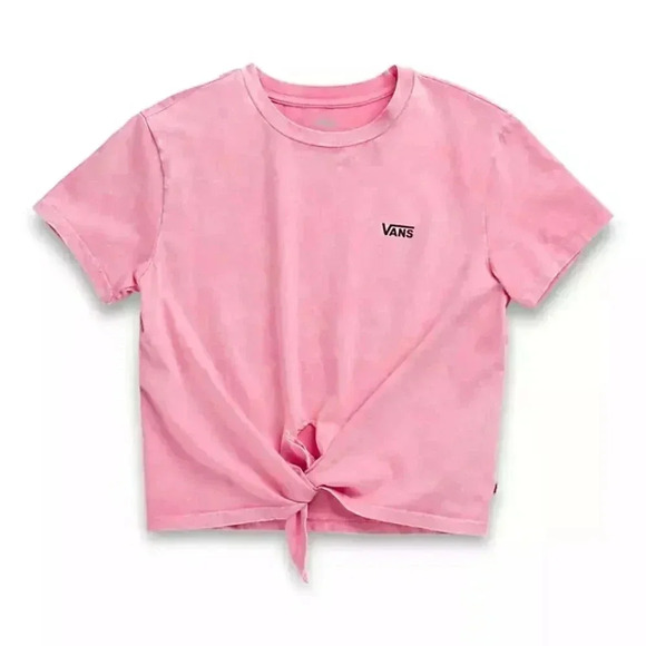 VANS Junior V Washed Knot Tee VARIOUS SIZES PINK LEMONADE - Picture 5 of 8